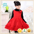 wholesale baby winter princess frock design pictures one piece sleeveless dress and long-sleeved matching